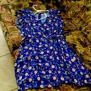 Blue flower dress